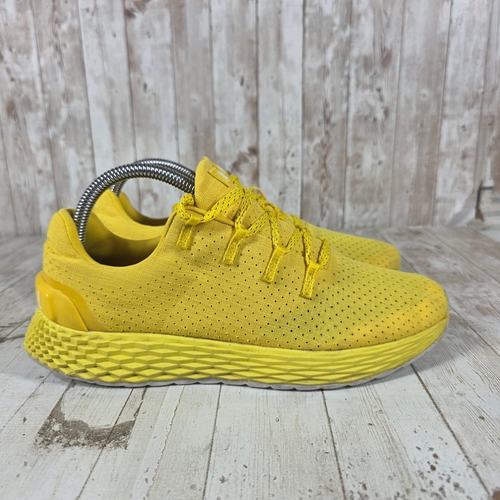 NOBULL Mesh Runner Yellow Women 8.5 Men 7 Athletic Training Sneakers Breathable